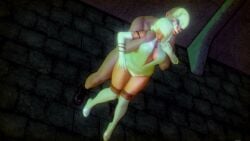 1boy 1girls 3d animated blue_eyes clothed clothed_sex from_behind outdoors ozisan panties_aside rape sex standing standing_sex tagme ugly_bastard vaginal_penetration video white_hair