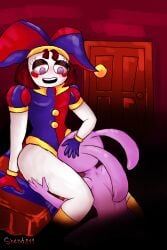 cunnilingus jax jax_(tadc) jax_(the_amazing_digital_circus) licking licking_pussy pomni pomni_(tadc) pomni_(the_amazing_digital_circus)