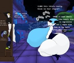 big_ass big_balls big_breasts big_butt big_nipples big_penis big_thighs bigger_female blowjob blowjob_face blowjob_only clown deltarune deltarune_chapter_1 deltarune_chapter_2 edit edited jester jester_hat jevil_(deltarune) mixeler paint painted painted_balls puppet queen_(deltarune) saliva saliva_drip saliva_on_penis small_but_hung smaller_male spamton_g_spamton text tongue tongue_out varix_(edit)
