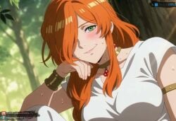 69 69_position ai_generated anal anal_sex ass audio big_ass big_breasts blowjob bouncing_breasts feet fellatio female female_penetrated flamme_(sousou_no_frieren) foot_fetish footjob green_eyes juanpiamvs large_breasts licking_penis oral patreon patreon_username penetration red_hair sex sfx shiny_skin sound sound_effects sousou_no_frieren subscribestar subscribestar_username sweat tagme video watermark