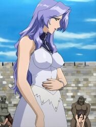 2boys 3girls big_ass big_breasts blowjob blush bracelet breasts breasts_bigger_than_head busty clothing conquered defeated defeated_female defeated_heroine dress dress_lift dress_lifted_by_self embarrassed erect_nipples erect_nipples_under_clothes female female_focus female_only female_pubic_hair freya_(ikusa_otome_valkyrie) fucked_silly goddess green_eyes hand_on_belly height_difference high_collar high_resolution huge_ass huge_breasts human human_female ikusa_otome_valkyrie implied_pregnancy interspecies larger_male long_dress long_hair looking_at_viewer mature mature_female milf nipple_bulge nipples oral orc orc_male panties panties_down pinup pointless_censoring presenting purple_hair sagging_breasts sex sex_in_background sex_slave shy sleeveless smaller_female solo standing_sex undressing very_long_hair voluptuous voluptuous_female