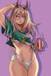 1girls artist_request big_breasts bikini breasts chainsaw_man female female_focus female_only grand_theft_auto grand_theft_auto_vi light-skinned_female light_skin long_hair looking_at_viewer power_(chainsaw_man) solo solo_female thick_thighs thighs vice_city_cover_girl wide_hips
