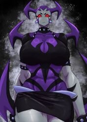 1girls alien alien_girl ben_10 ben_10_omniverse big_breasts big_female boob_window breasts busty cleavage curvy curvy_figure enormous_breasts female female_only giant_breasts gigantic_breasts goth goth_girl huge_breasts hxveuseenmypen large_breasts massive_breasts miniskirt nipples_visible_through_clothing tall_female taller_female to'kustar voluptuous voluptuous_female way_bad