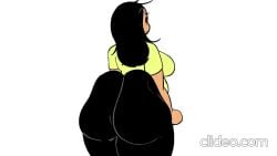animated bottom_heavy clapping_cheeks tagme valentina_(cgthiccart) video