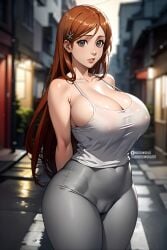 ai_generated big_breasts bleach bleach:_the_thousand-year_blood_war inoue_orihime large_breasts mommy thick_thighs