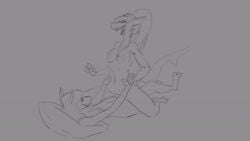 2018 2_toes animated anthro areola bouncing_breasts breasts character_request claws closed_eyes copyright_request cowgirl_position dickgirl erection female fish furry futa_on_female futanari hair holding_waist intersex intersex/female jewelry kneeling looking_pleasured lying marine monochrome navel necklace nipples on_back on_top open_mouth penetration penis pillow pussy sex shark sharp_teeth smile tabuley teeth toe_claws toes vaginal_penetration