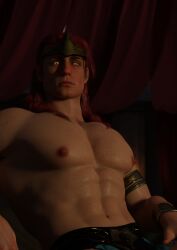 abs bara bara_tiddies bara_tits cover_them_up_slut ededed elden_ring fromsoftware male male_only meme muscular no_visible_genitalia radagon_of_the_golden_order topless