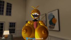 areola areolae bellavr big_breasts boobjob boobs_out breasts breasts_bigger_than_head breasts_out five_nights_at_freddy's five_nights_at_freddy's_2 hanging_breasts hyper hyper_areola hyper_breasts hyper_nipples looking_at_viewer looking_pleasured monster monster_girl nipples paizuri pov pov_eye_contact round_boobs round_breasts tagme titfuck titjob tits_out tongue tongue_out toy_chica toy_chica_(cyanu) toy_chica_(fnaf) video vr vr_media vrchat vrchat_avatar vrchat_media vrchat_model