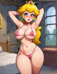 1girls ai_generated ass big_ass big_breasts big_butt big_thighs bikini blue_eyes bra breasts breasts_bigger_than_head covered_breasts covered_pussy curvy curvy_body curvy_female female female_focus female_only hair hourglass_figure huge_breasts huge_thighs human large_breasts lips mario_(series) ninfrock ninfrockdraws nintendo pale_skin pale_skinned_female panties princess princess_peach skinny_waist slim_waist solo solo_female solo_focus super_mario_bros. thick_legs thick_thighs uncensored voluptuous voluptuous_female white_skin white_skinned_female wide_hips yellow_hair