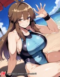 1girls ai_generated alternate_breast_size big_breasts breasts busty castle12 curvaceous curvy curvy_body curvy_female curvy_figure female huge_breasts large_breasts leaf_(pokemon) pokemon sweat sweating sweaty sweaty_body sweaty_breasts thick_thighs thighs venus_body voluptuous