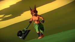 3d_(artwork) 3d_animation 5_toes abs animated anthro attack axe bottomwear breasts brown_body brown_fur brown_hair canid canine canis cel_shading clothed clothing digital_media_(artwork) dobermann dog_knight_rpg domestic_dog feet female fingerless_gloves fur gloves hair handwear hi_res holding_axe holding_object holding_weapon humanoid_feet mammal muscular muscular_female nipples no_sound palewdas_arts palurdas_arts pants pinscher plantigrade rory_(ceehaz) shaded short_playtime tagme toes topwear video video weapon