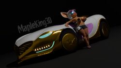 bat_wings belly_piercing blender blender3d blender_(software) blender_cycles car closed_eyes dutch_angle ear_piercing eyeshadow fishnets groping_breasts groping_self head_back high_heels high_resolution highres mapleking3d nipple_pasties pinup_pose race_car rouge_the_bat rouge_the_bat_(nottanj) short_shorts simple_background smiling sonic_(series) sonic_the_hedgehog_(series) sunglasses_on_head toes wings