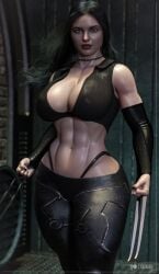 1girls 3d big_ass big_breasts breasts bust busty cga3d curvaceous curvy curvy_figure erotichris female hips hourglass_figure huge_ass huge_breasts large_ass large_breasts laura_kinney light-skinned_female light_skin marvel marvel_comics mature mature_female mutant slim_waist thick thick_hips thick_legs thick_thighs thighs thong_above_pants top_heavy voluptuous waist wide_hips x-23 x-men