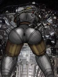 1girls anus_peek atomic_heart back_view fat_ass female female_only ggez2341 pussy_peek robot robot_girl technology the_twins_(atomic_heart)