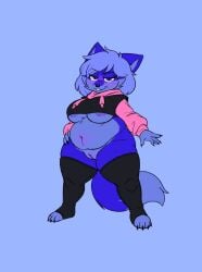 big_breasts blueberry_inflation breasts chubby female frisk_lk furry huge_breasts pussy tagme thick_thighs wide_hips