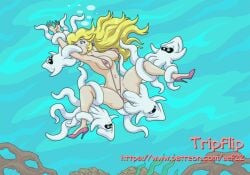 1girls alternate_version_available aquaphilia asphyxiation bikini blooper bound drowning female fetish gangbang group mario_(series) nintendo ocean peach's_untold_tale princess_peach sea sex super_mario_bros. tentacle tentacle_sex tentacles tripflip underwater underwater_sex water