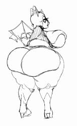 animated big_ass big_breasts elektr0 female gif huge_ass huge_breasts large_ass large_breasts rouge_the_bat shaking_butt sketch solo sonic_(series) sonic_the_hedgehog_(series) twerking