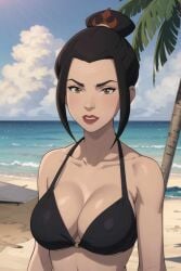 1girls ai_generated avatar_legends avatar_the_last_airbender azula bikini dinixdream female fire_nation swimsuit