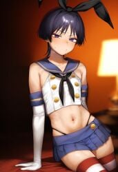 ai_generated blackcatmeow cosplay femboy genshin_impact scaramouche_(genshin_impact)