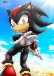 1girls anthro ass bbmbbf breasts female female_only genderswap_(mtf) looking_at_viewer mobius_unleashed nipples palcomix pussy rule_63 sega shadow_the_hedgehog solo sonic_(series) sonic_the_hedgehog_(series)