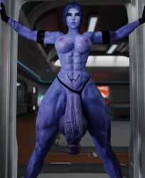 1futa 3d abs big_balls big_penis blue_body breasts doorway futa_only futanari looking_at_viewer muscular_futanari nipples overwatch panties_aside veiny_penis widowmaker zzzxxxccc