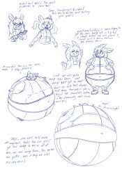 big_breasts blueberry_inflation breasts eeveelution female frisk_lk furry pokemon pokemon_(species) sylveon tagme thick_thighs wide_hips