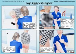 female femdom_spanking nurse nurse_uniform punish punishment spanking