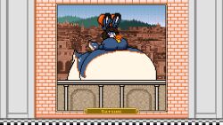 bbw big_breasts breasts female furry huge_breasts overweight pixel_art tagme tehtt123 thick_thighs wide_hips