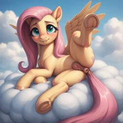 fluttershy (mlp) from friendship is magic by ponyhedron
