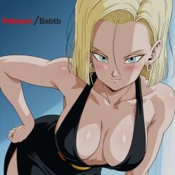 1girls after_sex ai_generated anus ass babtb big_ass big_breasts blonde_hair blue_eyes blush breasts clothed female hetero_sex hi_res long_hair looking_at_viewer mammal nipples pussy smile smiling straight thick_thighs uncensored wide_hips cum dragon_ball dragon_ball_z dragon_ball_super android_18 android
