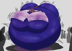 1girls alternate_breast_size aroused ass ass_expansion blue_skin blue_skinned_female blueberry_inflation blueberry_juice breast_expansion breast_growth breast_growth_(enlargement) female female_only horse_girl inflation lucky_lilac_(umamusume) northkelp puffy_cheeks sequence solo solo_female solo_focus spherical_inflation stretched_clothing sunken_limbs umamusume umamusume_pretty_derby