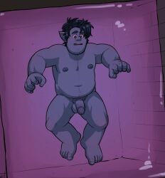 2020 artist_request barley_lightfoot blue_hair disney elf gay hi_res male male_only onward_(2020) pixar tagme