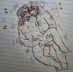 alexander_hamilton_(hamilton_musical) anal anal_penetration anal_sex bite_mark crossover epic_the_musical gay gay_sex hamilton_musical jerking_off jerkingoff love_bites male_only nude nude_male nudity odyham odysseus odysseus_(epic_the_musical) zo_ologico777