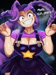 1girls 2026 2026s 2d 2d_(artwork) 2d_artwork alternate_body_type alternate_breast_size animate_inanimate big_ass big_breasts big_butt big_thighs black_dress black_eyes braid braided_hair braided_ponytail breasts curvy curvy_female curvy_figure digital_art digital_drawing digital_drawing_(artwork) digital_media digital_media_(artwork) digital_painting digital_painting_(artwork) doll doll_girl doll_joints english english_dialogue english_text eyelashes female female_focus fully_clothed fully_clothed_female hair humanoid humanoid_female inanimate_animate large_ass large_breasts large_butt large_thighs lily_lovebraids living_toy long_hair long_purple_hair mascot_horror mob_entertainment mob_games noseless not_furry overall_dress overall_skirt overalls ponytail ponytail_(hair) ponytail_female poppy_playtime poppy_playtime_(chapter_5) purple_hair purple_shirt smile smiling star star_(symbol) thick thick_ass thick_butt thick_hips thick_legs thick_thighs video_games wide_hips sana!rpg rpgdraws breasts_out breast_peek scary scary_face scary_smile creepy creepy_smile arms_up convenient_censoring convenient_censorship censored censored_nipples shirt_lift shirt_up steam steaming_body steamy_breath steamy steaming