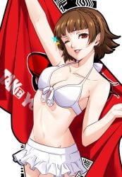 makoto niijima from persona by wanderstillart