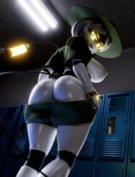 1girls 3d 3d_(artwork) 777bronzestar areola ass big_areola big_ass big_breasts big_nipples big_thighs blender blender_(artwork) blender_(software) blender_cycles breasts clothing drone female female_focus female_only gigantic_ass gigantic_breasts gigantic_thighs glitch_productions glowing_eyes hat huge_ass huge_breasts huge_thighs murder_drones nipples robot robot_girl short_hair silver_hair solo solo_female solo_focus tail thick_thighs thighs v_(murder_drones) yellow_eyes