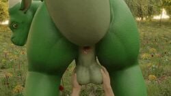 1boy animated anus ass backsack ball_fondling balls ballsack big_ass big_balls big_butt big_testicles dragon feral first_person_view fondling fondling_balls gif green_body green_scales holding_balls human looking_back_at_viewer loop looping_animation low_res male male_focus mythological_creature outside perineum pov roxaszy98 scales scalie scalie_only shorter_than_10_seconds tail testicles