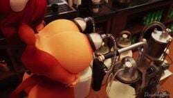 1girls 3d_animation animated anthro arms_crossed arms_crossed_under_breasts ass big_breasts big_nipples bonnie_bovine_(character) breast_milk breast_milking breast_milking_machine breasts breasts_milk butt chubby_female cow_girl dividebyzero fat female female_anthro furry gif gigantic_breasts horn horns huge_ass huge_breasts lactating lactation massive_breasts milk milking milking_machine nipples shorter_than_10_seconds tail text tubes valorlynz watermark