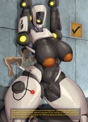 1_eye 1boy 1girls anus areola ass big_areola big_ass big_breasts big_nipples big_thighs breasts dialogue dildo dildo_in_pussy female female_focus femdom gigantic_ass gigantic_thighs glados glados_(humanoid) huge_areola huge_ass huge_breasts huge_nipples huge_thighs human human_on_robot hyper hyper_ass hyper_breasts hyper_thighs inverted_nipples male nipples penetration penis portal_(series) portal_2 pussy robot robot_girl robot_humanoid ryosuart size_difference smaller_male spread_legs spreading tall_female taller_female text thick_hips thick_thighs thighs yellow_eyes