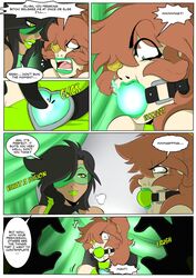 comic female greenleona speech_bubble text