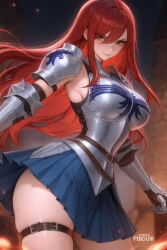 erza scarlet from fairy tail by penguih