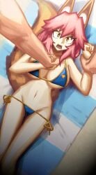 tamamo no mae (fate) from fate (series) by myrneko