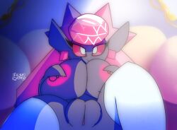 diancie from nintendo by filthycottonart