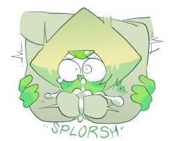 real_saming huge_cock face_fuck steven_universe steven_universe_future peridot_(steven_universe) peridot_(gem) cum