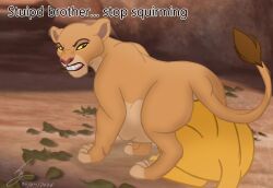 anal anal_penetration anal_vore angry annoyed brother_(lore) brother_and_sister_(lore) butt cave disney duo felid feline female feral feral_vore kiara_(the_lion_king) king_hg_21 kion_(the_lion_guard) lion male male/female mammal pantherine penetration same_size_vore sibling_(lore) sister_(lore) tail the_lion_guard the_lion_king vore