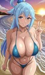 aqua (konosuba) from kono subarashii sekai ni shukufuku wo! by shao145