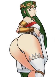 palutena from kid icarus by splashbrush