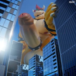 16:9 1boy 2026 3d_(artwork) anthro apartment_building balls big_balls big_muscles big_penis blender_(artwork) blender_cycles_(artwork) bowser bowser_day building city claws clothing day digital_media_(artwork) dragon_koopa erection exhibitionism foreskin furry furry_male furry_only genitals glans hair huge_balls huge_penis humanoid_genitalia humanoid_penis hyper hyper_balls hyper_genitalia hyper_penis koopa light looking_at_viewer looming looming_over macro macro_male male male_nipples male_only mario_(series) maulclaw muscles muscular muscular_anthro muscular_male nintendo nipples non-mammal_balls non-mammal_nipples nude nude_macro nude_male partially_retracted_foreskin pecs penis pink_glans pink_nipples public red_hair reptile road scales scalie sharp_teeth shell skyscraper smile solo solo_focus solo_male spiked_shell spikes spikes_(anatomy) store street sun sunlight sunny tail teeth vein veiny_penis watermark widescreen window yellow_skin