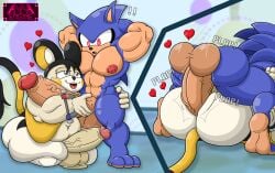 3_toes 4_fingers abs abstract_background absurd_res alternate_species anal anal_penetration annaengine anthro anthro_on_anthro anthro_penetrated anthro_penetrating anthro_penetrating_anthro balls balls_on_ground barefoot belly biceps big_balls big_butt big_ears big_penis black_body black_fur black_nose blue_body blue_fur blue_quills bouncing_balls bracelet butt butt_grab digital_drawing_(artwork) digital_eyes digital_media_(artwork) duo emolga erection eulipotyphlan exclamation_point eyeliner fan_character fangs feet fingers foreskin from_front_position fur generation_5_pokemon genitals green_eyes hair hand_on_butt hands_behind_head heart_symbol hearts_around_body hearts_around_head hedgehog hi_res holding_leg holding_penis huge_balls huge_penis humanoid_genitalia humanoid_penis hyper hyper_genitalia hyper_penis impact_lines jewelry kneeling kneeling_on_ground legs_up looking_at_another looking_at_partner looking_down looking_up looking_up_at_partner lying machine magnet makeup male male/male male_penetrated male_penetrating male_penetrating_male mammal mating_press membrane_(anatomy) membranous_wings metal_sonic motion_lines multicolored_body muscular muscular_anthro muscular_male navel nintendo nipples nude on_back onomatopoeia open_mouth overweight overweight_anthro overweight_male pecs penetration penile penile_penetration penis penis_size_difference plap pokemon pokemon_(species) quills_(anatomy) red_eyes red_nipples retracted_foreskin robot_anthro robotic_anthro rodent sciurid seductive sega sex simple_background smile soles sonic_(series) sonic_the_hedgehog_(series) sound_effects surprised tail tan_arms tan_balls tan_belly tan_body tan_chest tan_mouth tan_penis tan_soles teeth text thick_thighs toes tongue two_tone_body two_tone_tail vein veiny_penis white_body white_butt white_fur wide_hips wings yellow_body yellow_cheeks yellow_fur yellow_wings