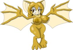 avian bat bat_ears bat_nose bat_wings big_breasts breasts chest_tuft clitoris eyeshadow fan_character female glimmer_the_bat harpy huge_breasts makeup mammal membranous_wings paradiserock pussy solo sonic_(series) tuft vampire_bat wide_hips winged_arms wings